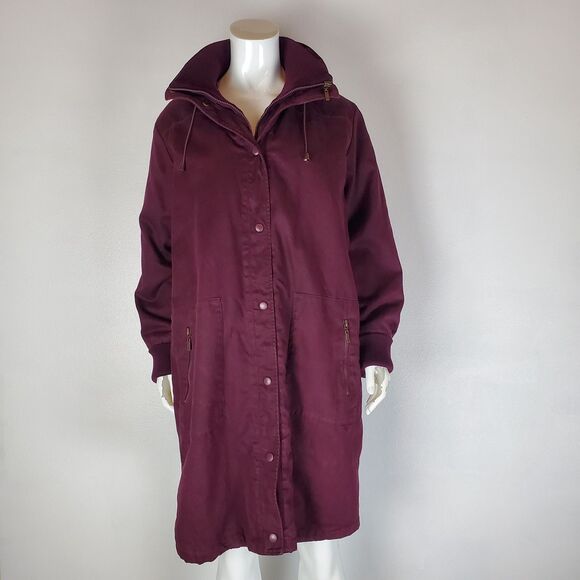 FLASH SALE Vintage 90's Hunters Run Purple Parka - Picture 1 of 8